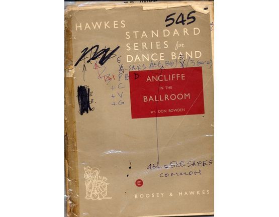 3938 | Ancliffe in the Ballroom - Standard Series for Dance Band - Arrangement for Full Orchestra