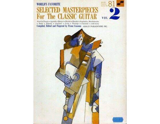 3950 | World's Favourite Selected Masterpieces for the Classic Guitar - Vol. 2 - Worlds Favourite Series No. 81