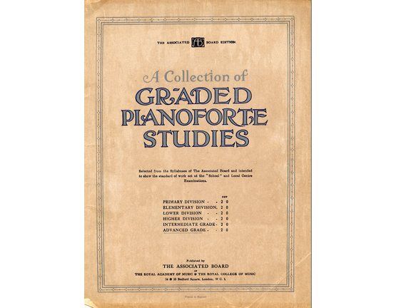 4 | A collection of Pianoforte Studies, advanced grade