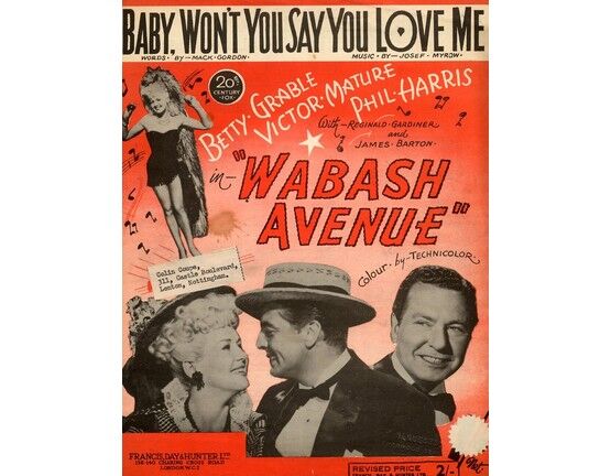 4 | Baby Won't You Say You Love Me: Betty Grable in "Wabash Avenue"