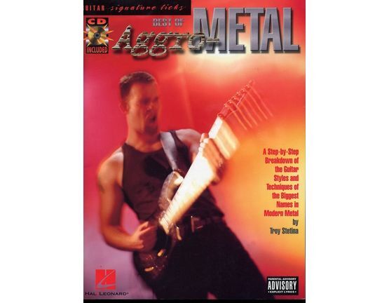 4 | Best of AggroMetal, CD included, a step by step breakdown of the guitar styles and techniques of the biggest names in metal by Troy Stetina