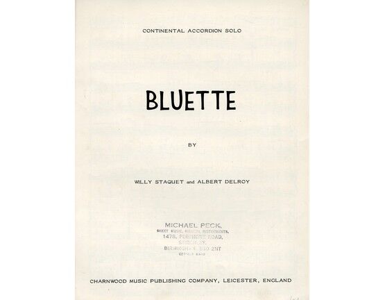 4 | Bluette. Accordion solo