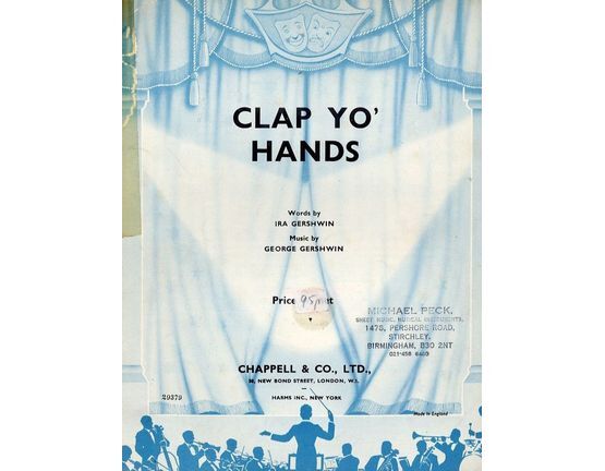 4 | Clap Yo' Hands - From the musical comedy "Oh, Kay!" Book by Guy Bolton and P. G. Wodehouse - For Piano and Voice
