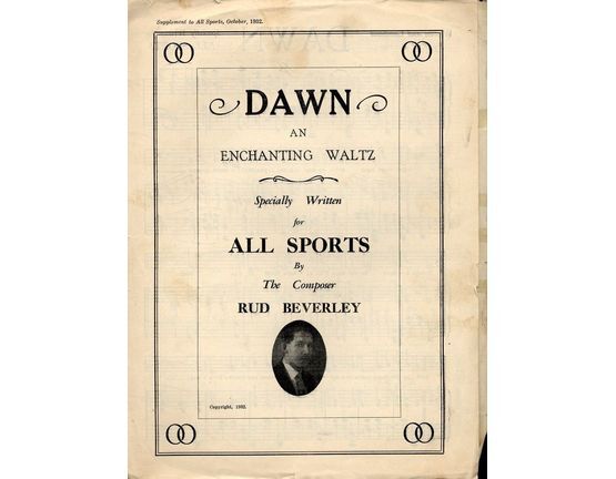 4 | Dawn, a waltz specially written for All Sports