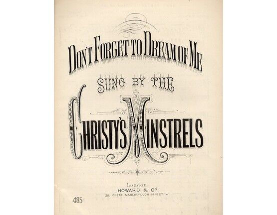 4 | Dont Forget to Dream of Me: Christy Minstrels