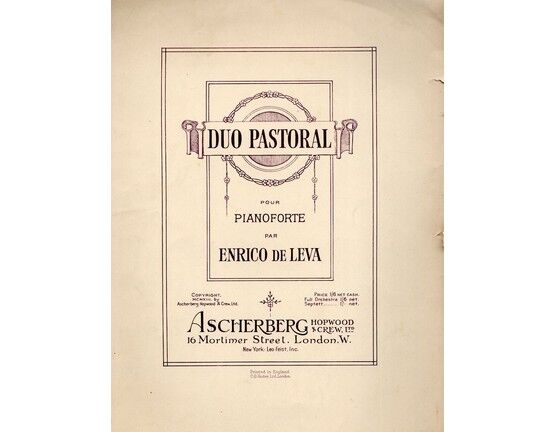 4 | Duo Pastoral. For piano solo
