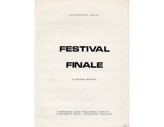 4 | Festival Finale. Accordion Solo