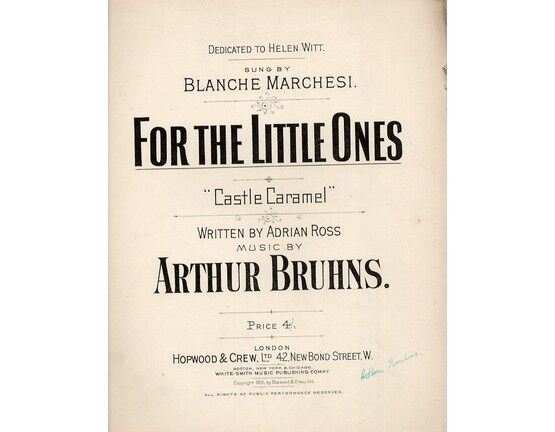 4 | For the Little Ones: Blanche Marchesi