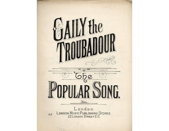 4 | Gaily The Troubadour Touched His Guitar
