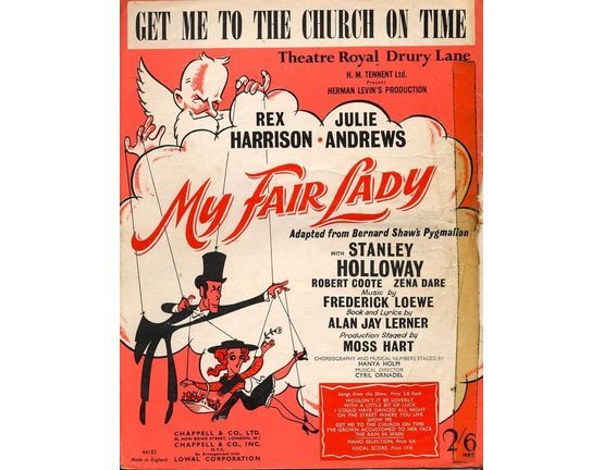 4 | Get Me to the Church on Time, from "My Fair Lady"