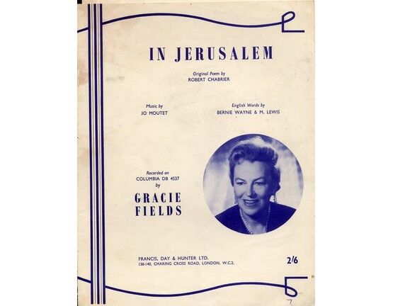 4 | In Jerusalem: Gracie Fields,