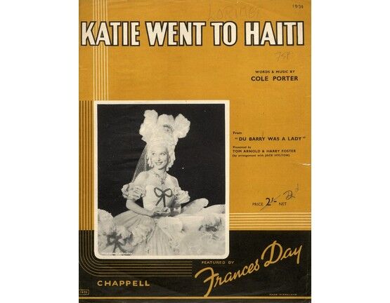 4 | Katie Went to Haiti: from "Du Barry Was a Lady"