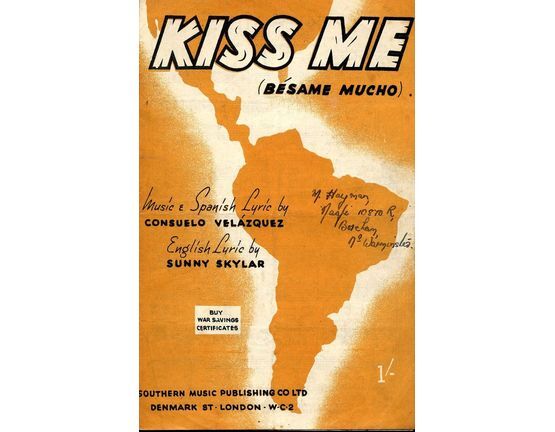 4 | Kiss Me (Besame Mucho) as performed Jet Harris