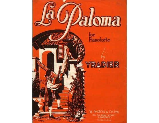 4 | La Paloma  (The Dove) - Piano Solo