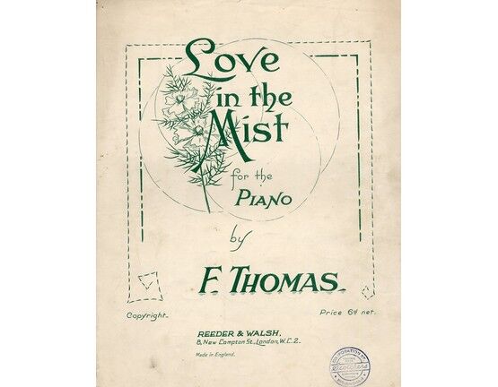 4 | Love in the Mist. For piano solo