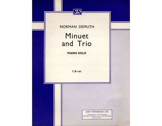 4 | Minuet and Trio - Piano Solo