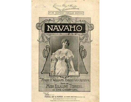 7867 | Navaho - Song featuring Miss Ellaline Terriss