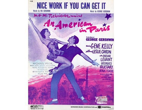 4 | Nice Work if you can Get It - Gene Kelly -  "An American in Paris"