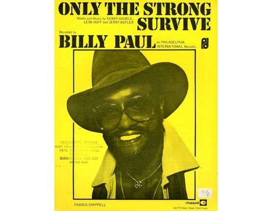 4 | Only the strong survive - Featuring Billy Paul
