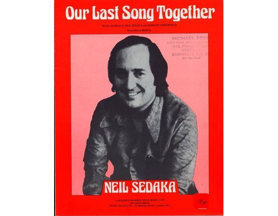4 | Out Last Song Together. Neil Sedaka