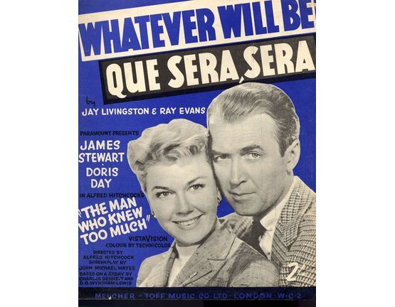 4 | Que Sera, Sera, Whatever Will Be -  Doris Day and James Stewart from