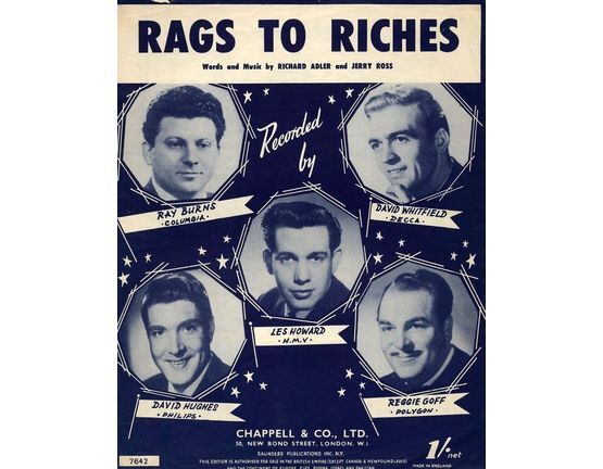 4 | Rags to Riches - Featuring Les Howard, Reggie Goff, David Whitfield, Ray Burns and David Hughes