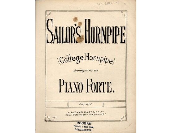 4 | Sailors Hornpipe. For Piano Solo