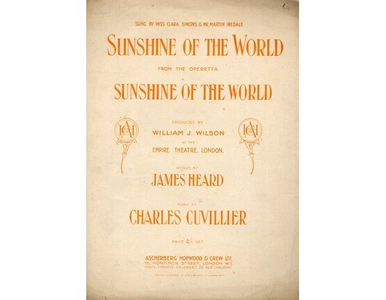 4 | Sunshine of the World, from the operetta Sunshine of the World