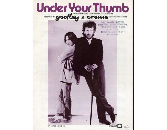 4 | Under Your Thumb. Godley and Creme