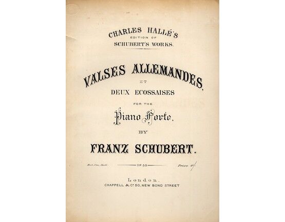 4 | Valses Allemandes et Deux Ecossaises for piano solo