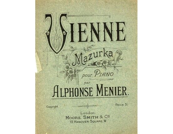 4 | Vienne. Mazurka. For Piano Solo