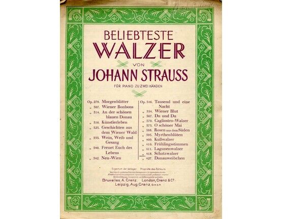 400 | Strauss - Schatz Walzer (Treasure Waltz) - For Piano