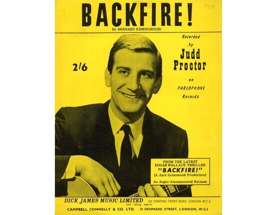 4046 | Backfire! - Piano Solo from the latest Edgar Wallace thriller "Backfire!" featuring Judd Proctor