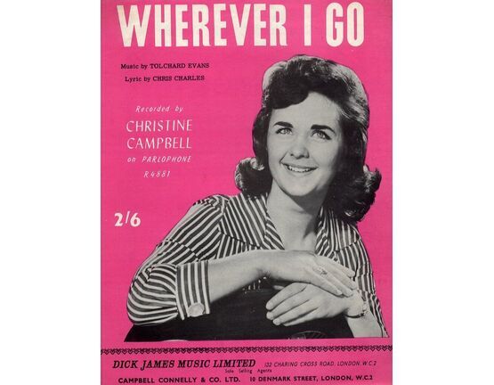 4046 | Wherever I Go  - As Performed by  Christine Campbell