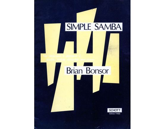 405 | Simple Samba - For Descant 1, Descant 2, Treble Recorder and Piano - Edition No. 11422