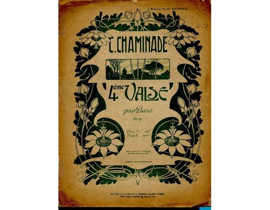 4157 | Chaminade - 4eme Valse pour piano - Op. 91