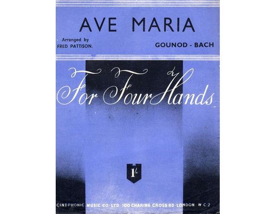 4477 | Ave Maria - For Four Hands