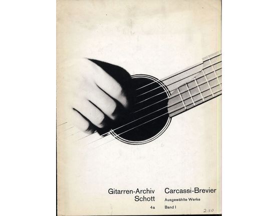 4564 | Carcassi-Brevier - Ausgewahlte Werke fur Gitarre - Gitarren-Archiv 4a (leicht)