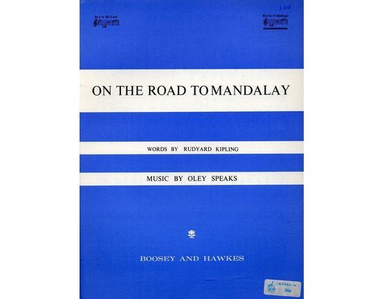 4573 | On The Road to Mandalay - Song in the Key of C major for medium voice