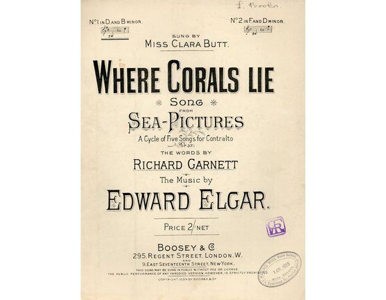 4573 | Where Corals Lie - from "Sea Pictures"