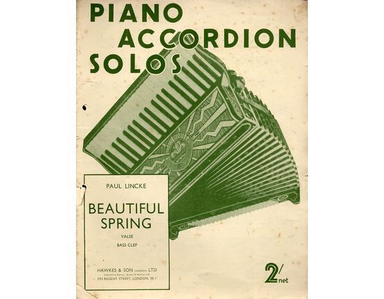4584 | Beautiful Spring (O, Fruhling, wie bist du so schon) - For Piano Accordion