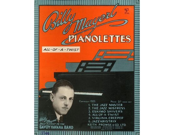 4588 | All Of A Twist - Pianolettes No. 4 - Featuring Billy Mayerl