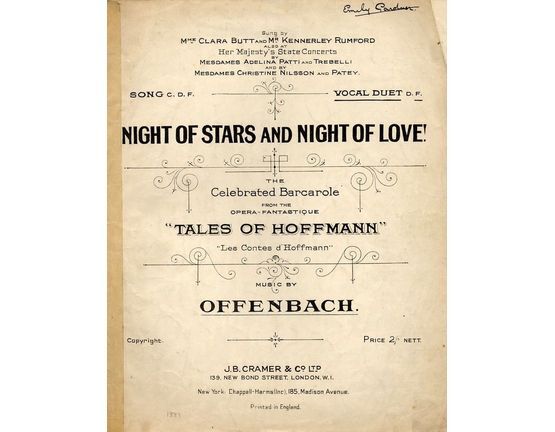459 | Night of Stars and Night of Love! - Vocal Duet in the key of F major