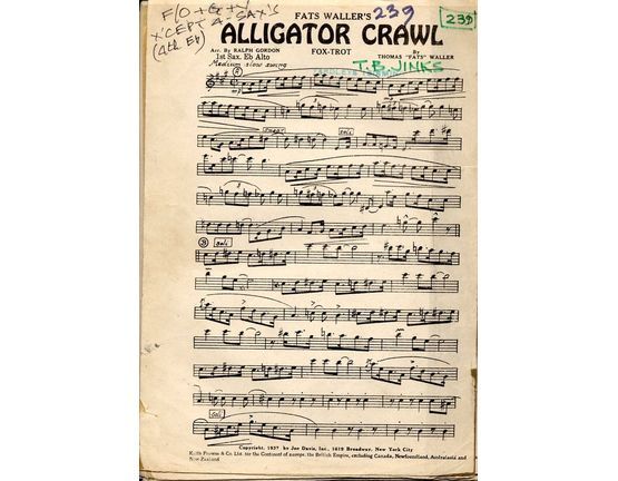 4602 | Alligator Crawl - Arrangement for Full Orchestra