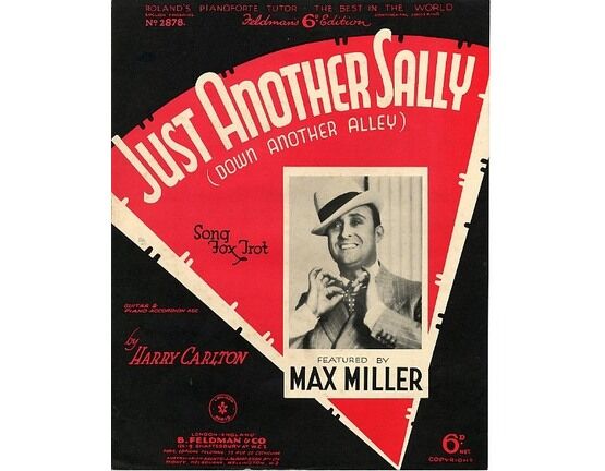 4603 | Just Another Sally (Down Another Alley) - Song Fox Trot - Featuring Max Miller