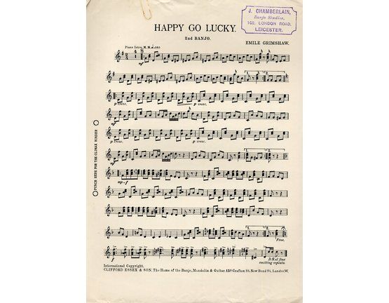 4608 | Happy Go Lucky, Banjo Duet
