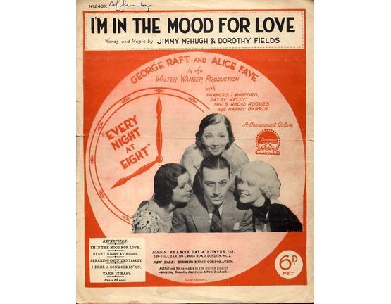 4614 | Copy of I'm in the Mood for Love - From "Every night at Eight" - Featuring George Raft and Alice Faye