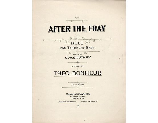 4672 | After the Fray - Vocal Duet for Tenor and Bass
