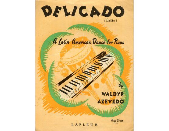 4682 | Delicado (Baiao) - A Latin American Dance for Piano solo
