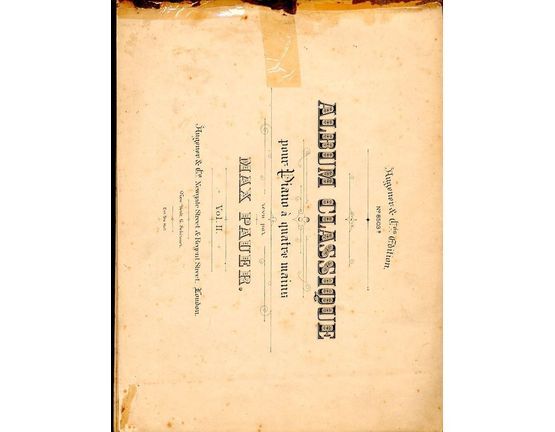 4713 | Album Classique pour Piano a Quatre Mains - Vol. 2 - Augener Edition No. 8503b